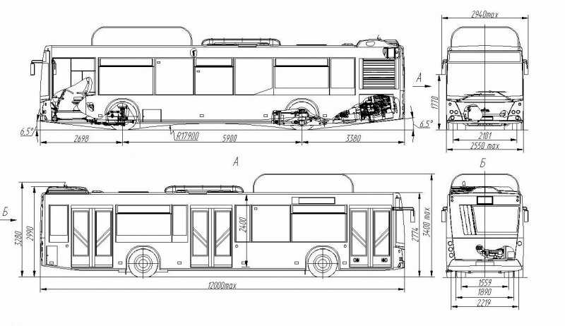 Автобус маз-205069
