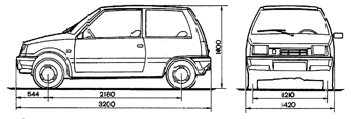 Ваз 1111 рисунок