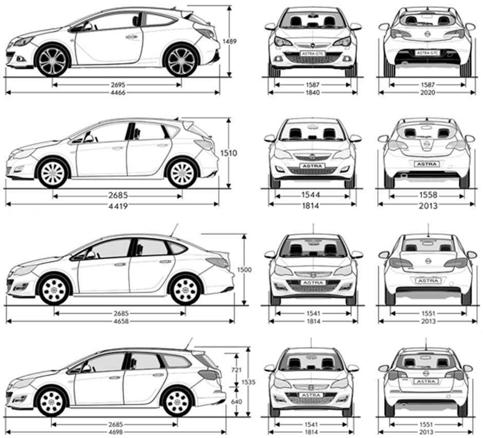 Средний объем автомобиля