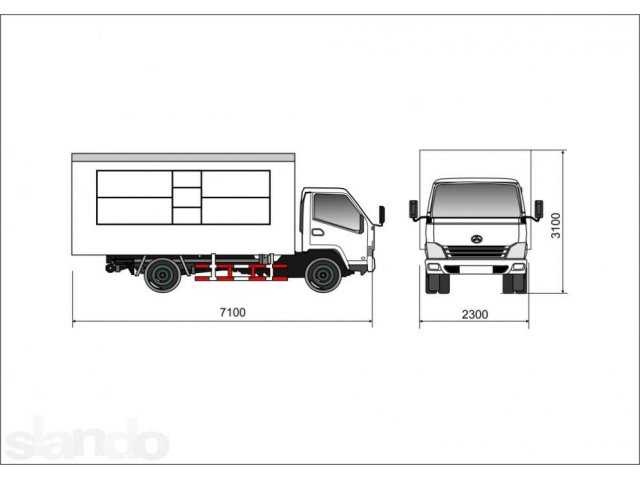 Баф феникс модель 1065 — грузовик средней тоннажности