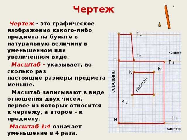 Как рассчитать масштаб на чертеже формула