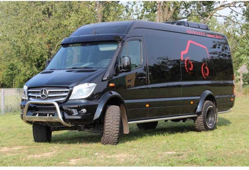 Mercedes-benz sprinter 519 cdi oberaigner 6x6 с простой надстройкой в виде бортовой платформы