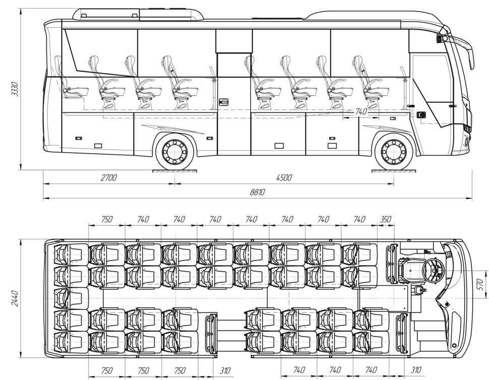 Автобус kinglong/higer klq 6891 ga - городские автобусы