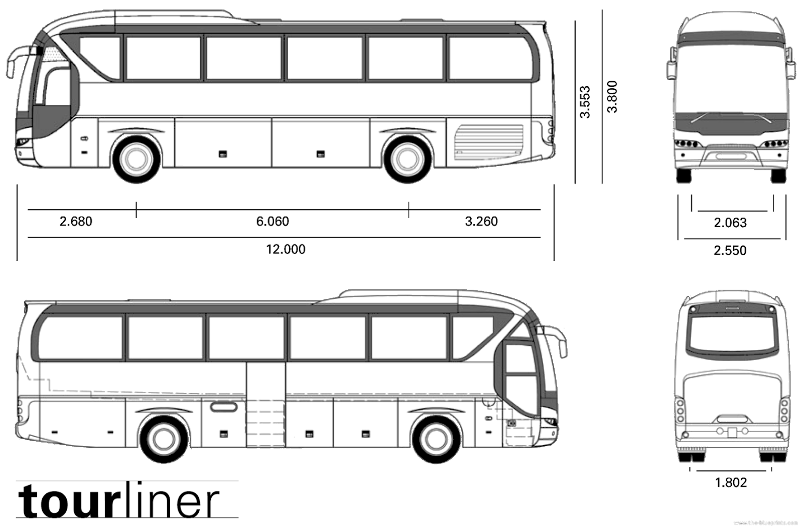 Междугородный автобус higer 6119tq
