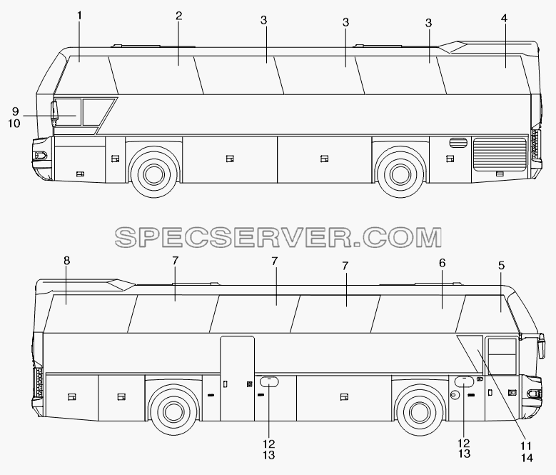 Neoplan 116 схема